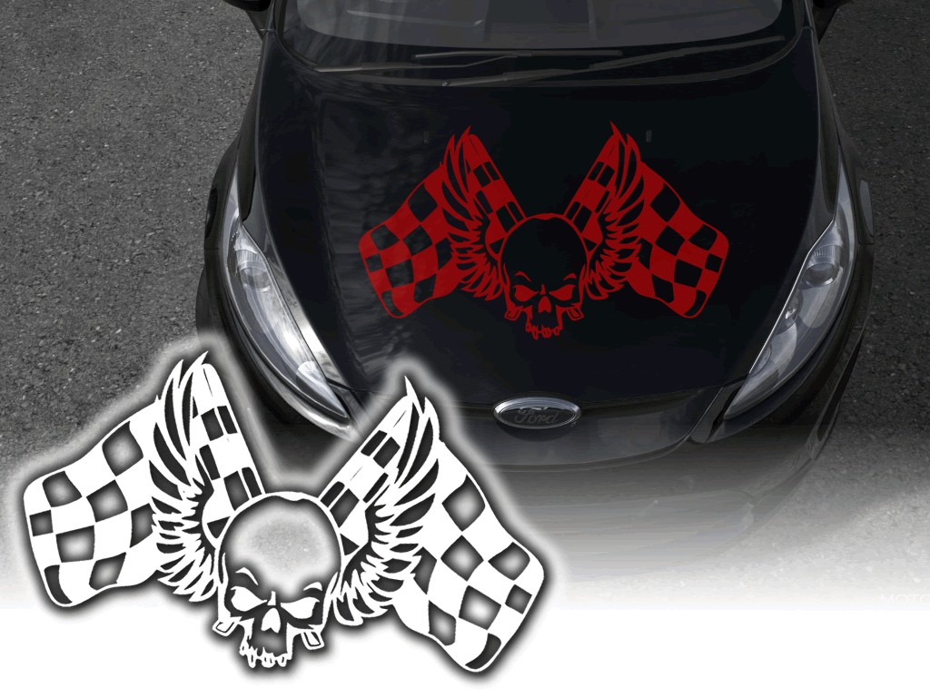 Auto Aufkleber Racing Flag Flagge Sticker Autoaufkleber Autosticker 🔥 ohne  Hintergrund, kleine & große Motive